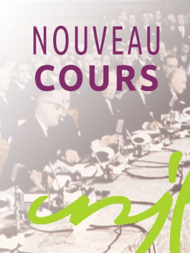 Nouveau cours : histoire de la construction européenne depuis 1951