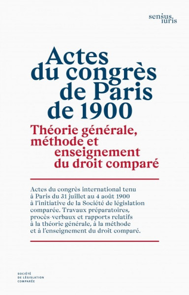 Actes du congrès de Paris de 1900