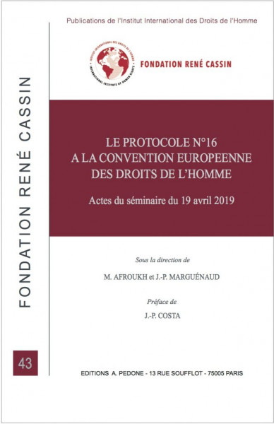 Le protocole n°16 à la Convention européenne des droits de l'homme