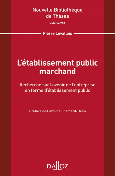L'&eacute;tablissement public marchand