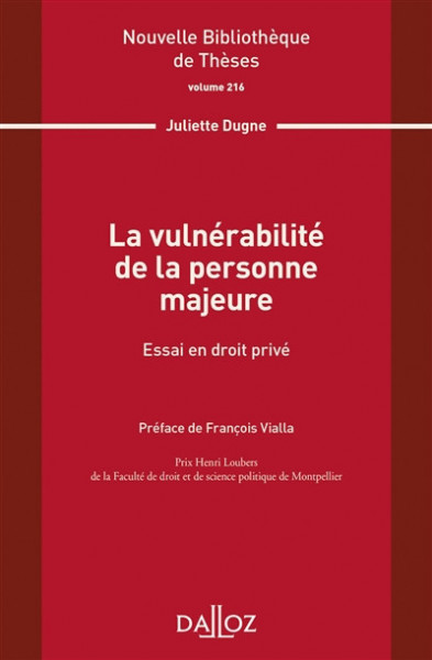 La vulnérabilité de la personne majeure