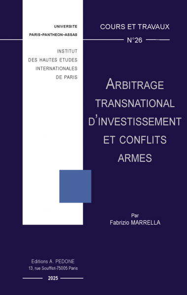 Arbitrage transnational d’investissement et conflits armés