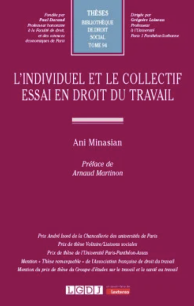 L’individuel et le collectif. Essai en droit du travail