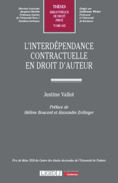 L&rsquo;interd&eacute;pendance contractuelle en droit d&rsquo;auteur