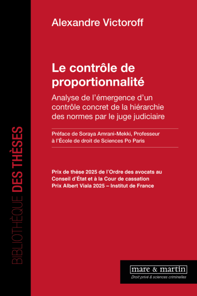Le contrôle de proportionnalité