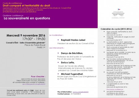 La souveraineté en questions