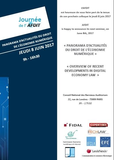 Panorama d'actualités du droit de l'économie numérique