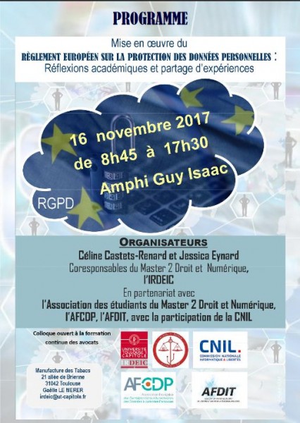 Mise en œuvre du règlement européen sur la protection des données per…