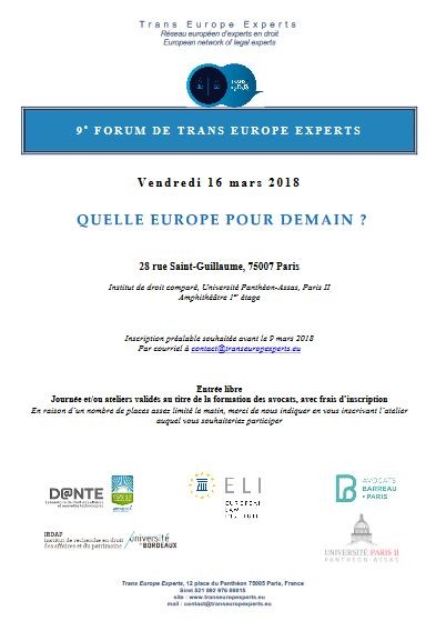 Quelle Europe pour demain ?