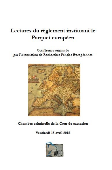 Lectures du règlement instituant le Parquet européen