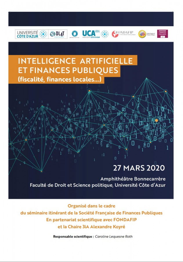 Intelligence artificielle et finances publiques