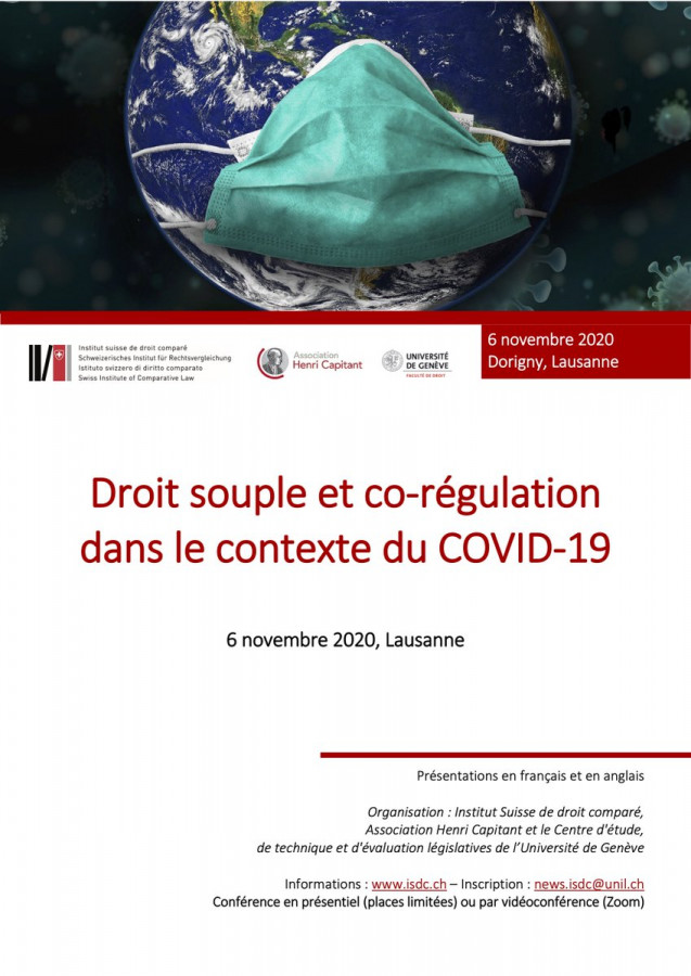 Droit souple et co-régulation dans le contexte du COVID-19