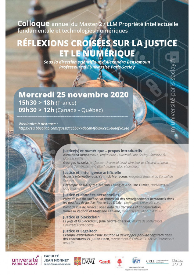 Réflexions croisées sur la justice et le numérique