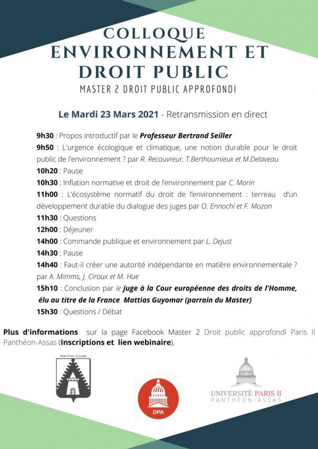 Environnement et droit public