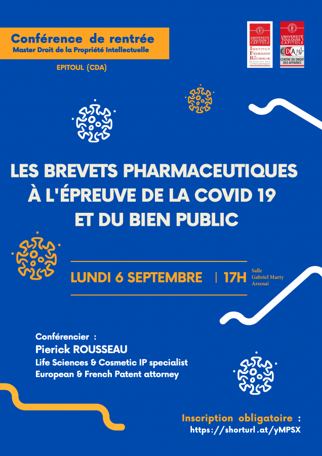 Les brevets pharmaceutiques à l'épreuve de la Covid 19 et du bien public