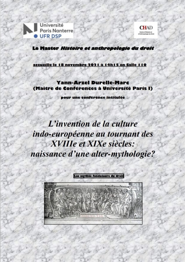 L'invention de la culture indo-européenne au tournant des XVIIIe et XIXe siècles : naissance d'une alter-mythologie ?
