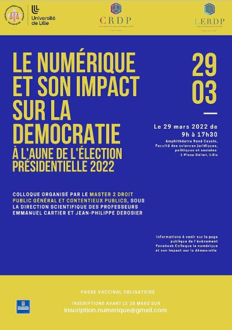 Le numérique et son impact sur la démocratie à l'aune de l'élection présidentielle 2022