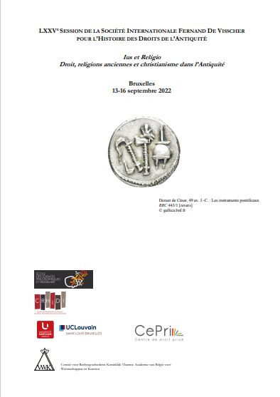 Ius et Religio - Droit, religions anciennes et christianisme dans l’A…