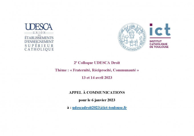 Fraternité, Réciprocité, Communauté