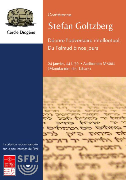 Décrire l’adversaire intellectuel. Du Talmud à nos jours
