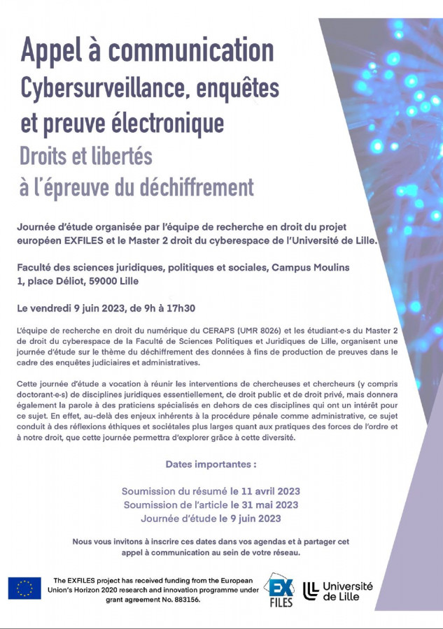 Cybersurveillance, enquêtes et preuve électronique :  les droits et libertés à l’épreuve du déchiffrement