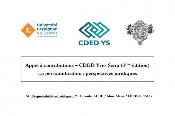 La personnification : perspectives juridiques