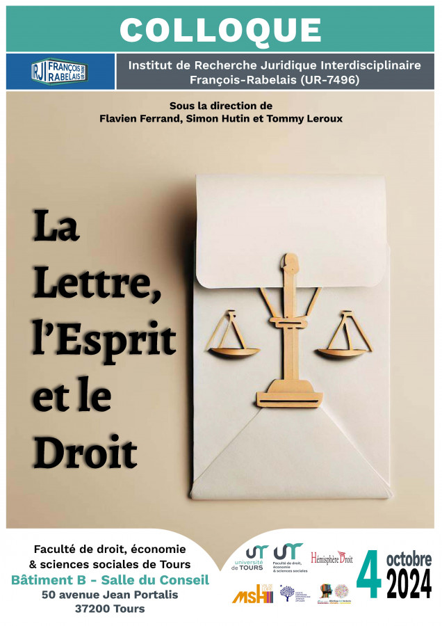 La Lettre, l'Esprit et le Droit