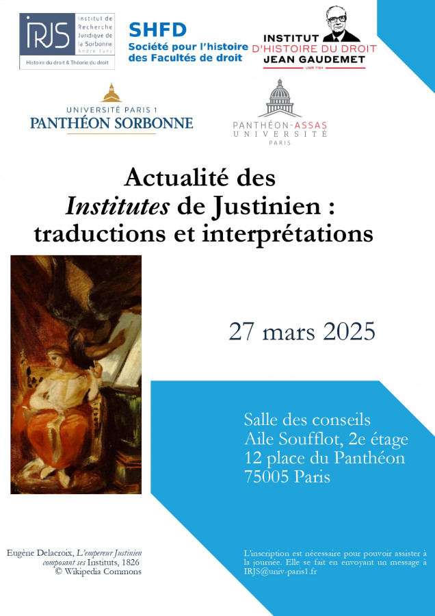 Actualité des Institutes de Justinien