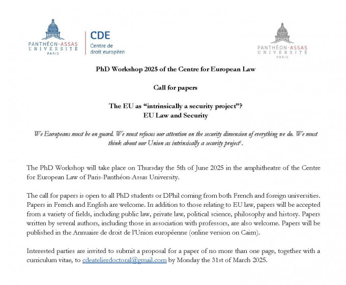 The EU as “intrinsically a security project”? EU Law and Security