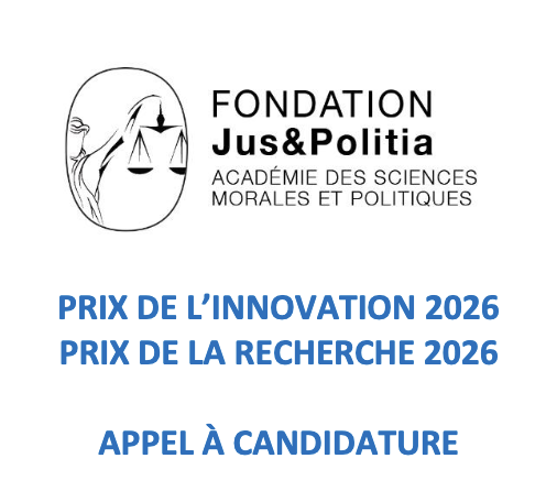 Appel à candidature pour l'attribution de Prix de la Fondation Ius & Politia