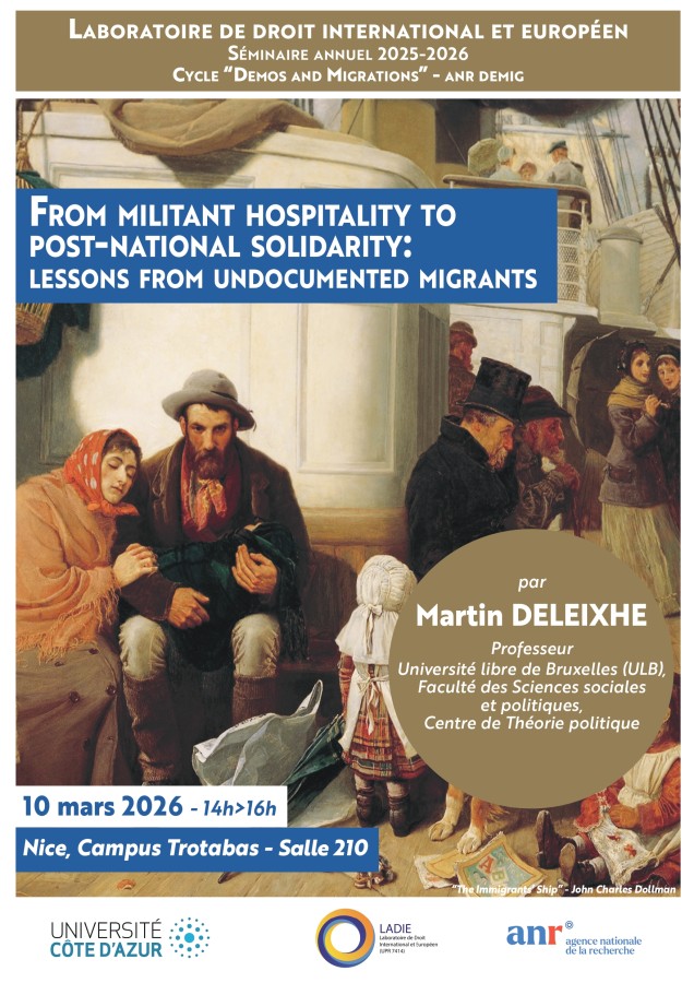 From militant hospitality to post-national solidarity : lessons from undocumented migrants