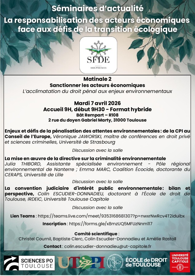 Sanctionner les acteurs économiques