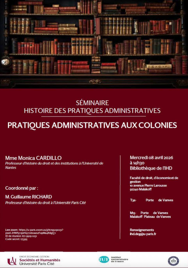 Pratiques administratives aux colonies
