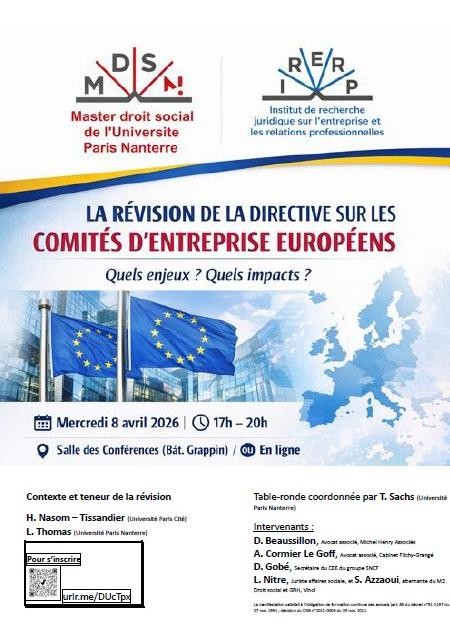La révision de la directive sur les comités d’entreprise européens