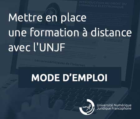 UNJF FOAD - Mettre en place une formation à distance