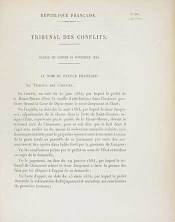 Tribunal des conflits, Source Gallica BnF